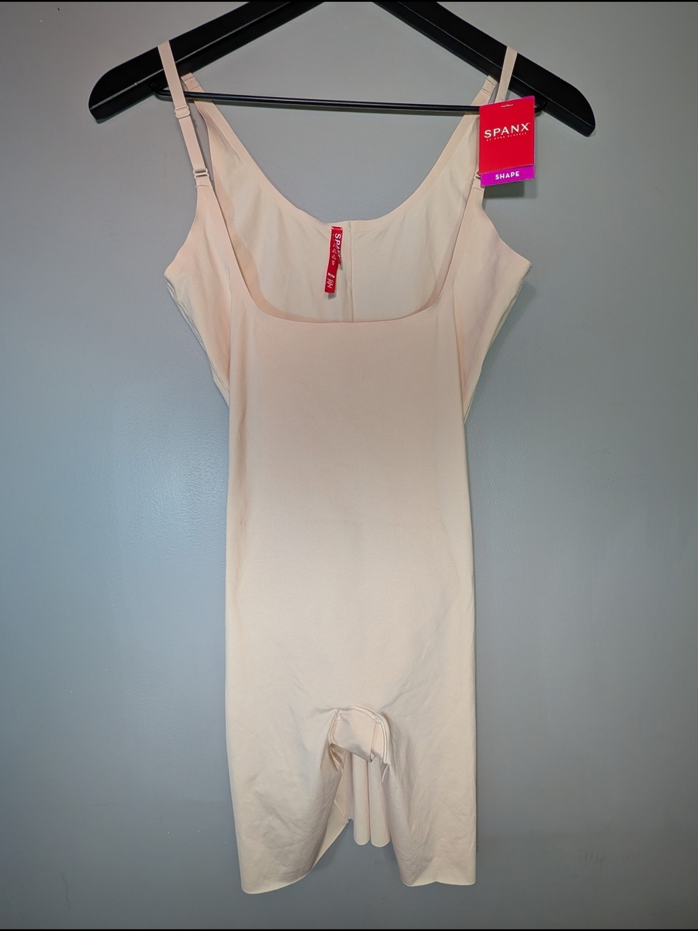 SPANX Thinstincts Light Beige Shaping Body Suit with Adjustable Straps